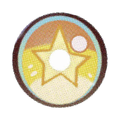 Sweety x Eyesinger Golden Starburst (2 lenses/pack)-Colored Contacts-SweetyCon