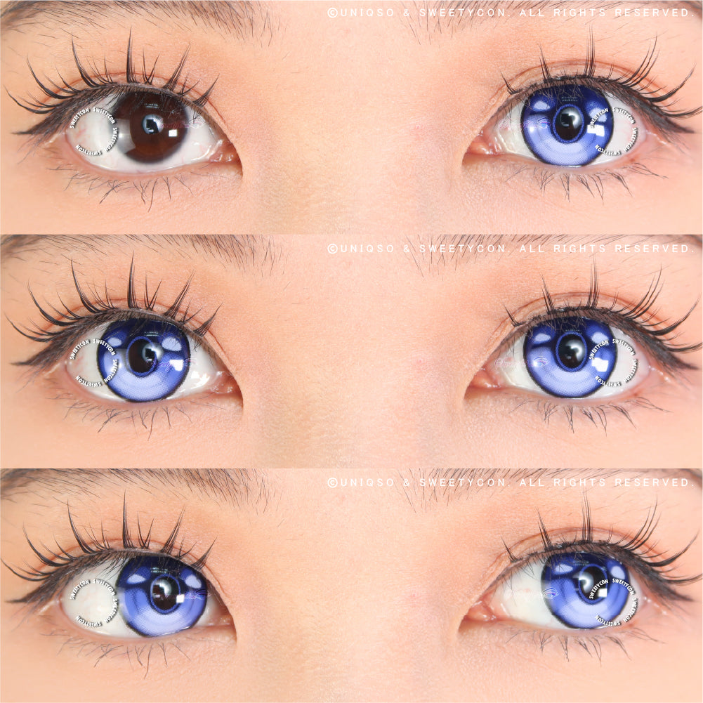 Sweety x Eyesinger Indigo Thunder Eye (2 lenses/pack)-Colored Contacts-SweetyCon