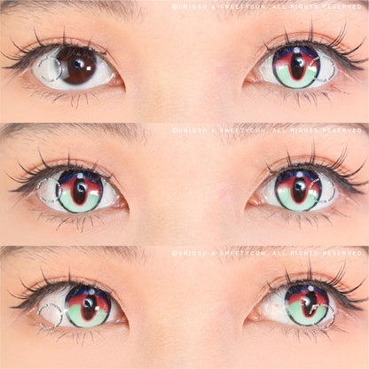 Sweety x Eyesinger Jade Dragon Eye (2 lenses/pack)-Colored Contacts-UNIQSO