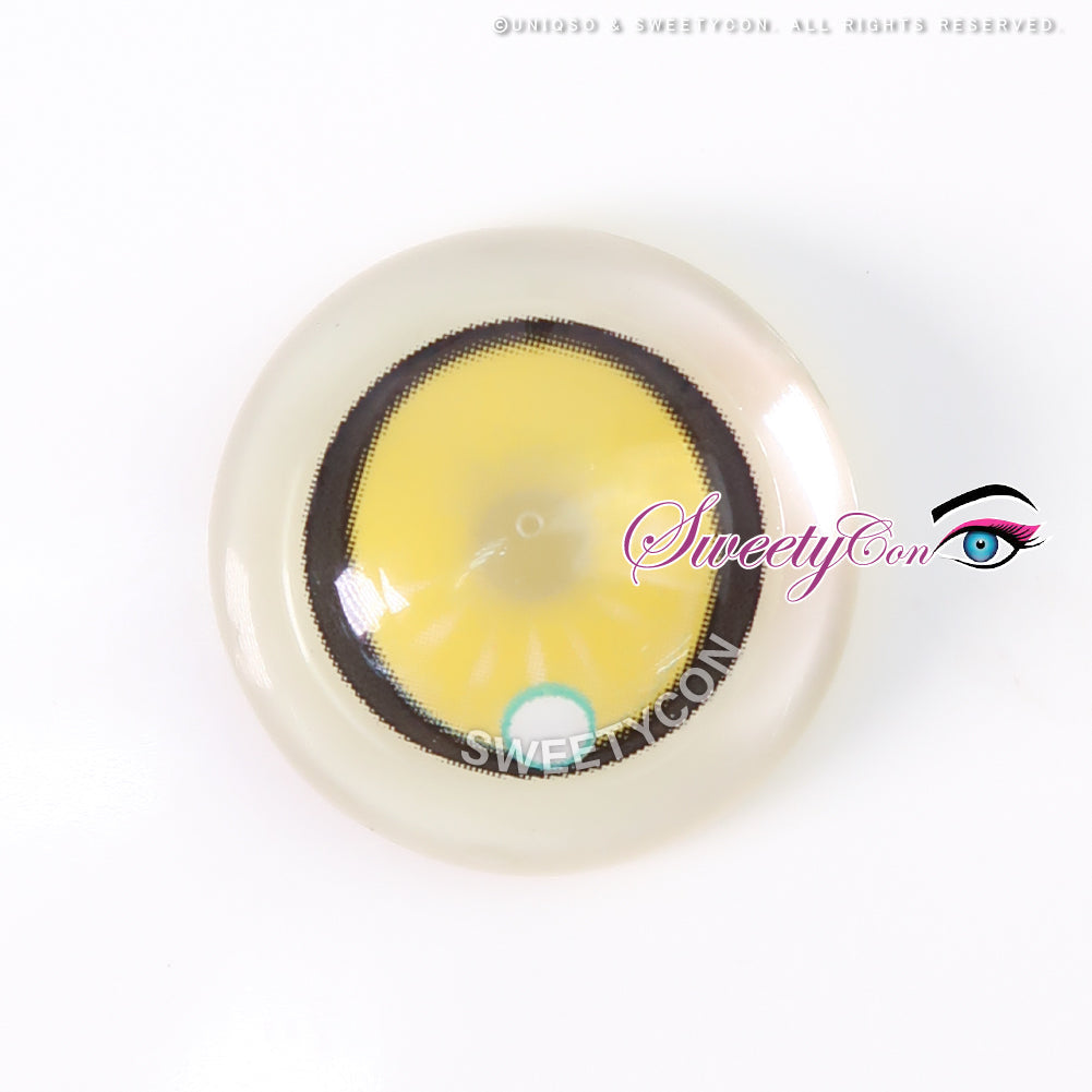 Sweety x Eyesinger Neon Eclipse Yellow (2 lenses/pack)-Colored Contacts-SweetyCon