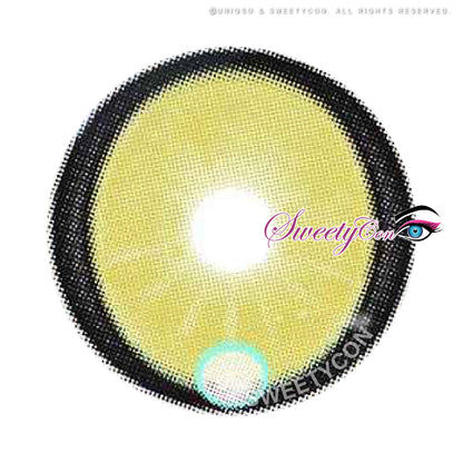 Sweety x Eyesinger Neon Eclipse Yellow (2 lenses/pack)-Colored Contacts-SweetyCon
