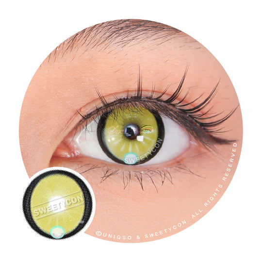 Sweety x Eyesinger Neon Eclipse Yellow (2 lenses/pack)