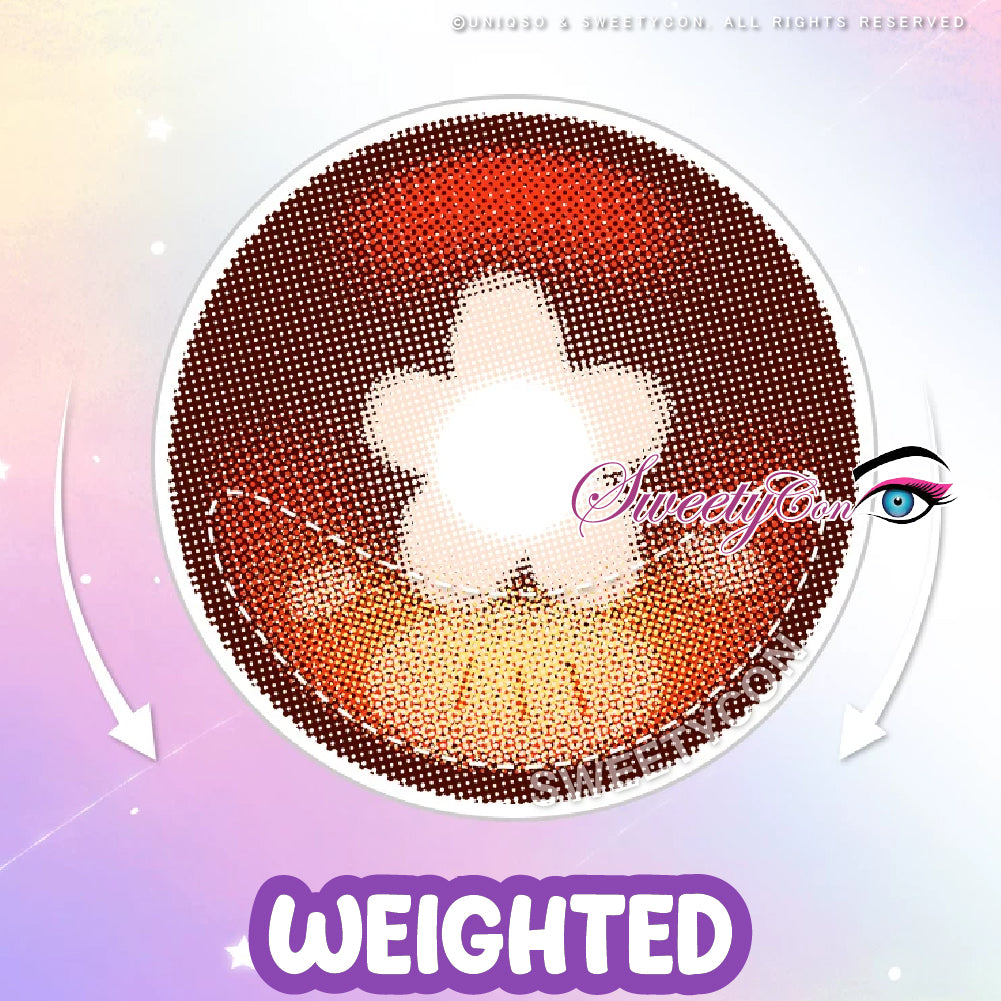Sweety x Eyesinger Orange Clover (2 lenses/pack)-Colored Contacts-SweetyCon