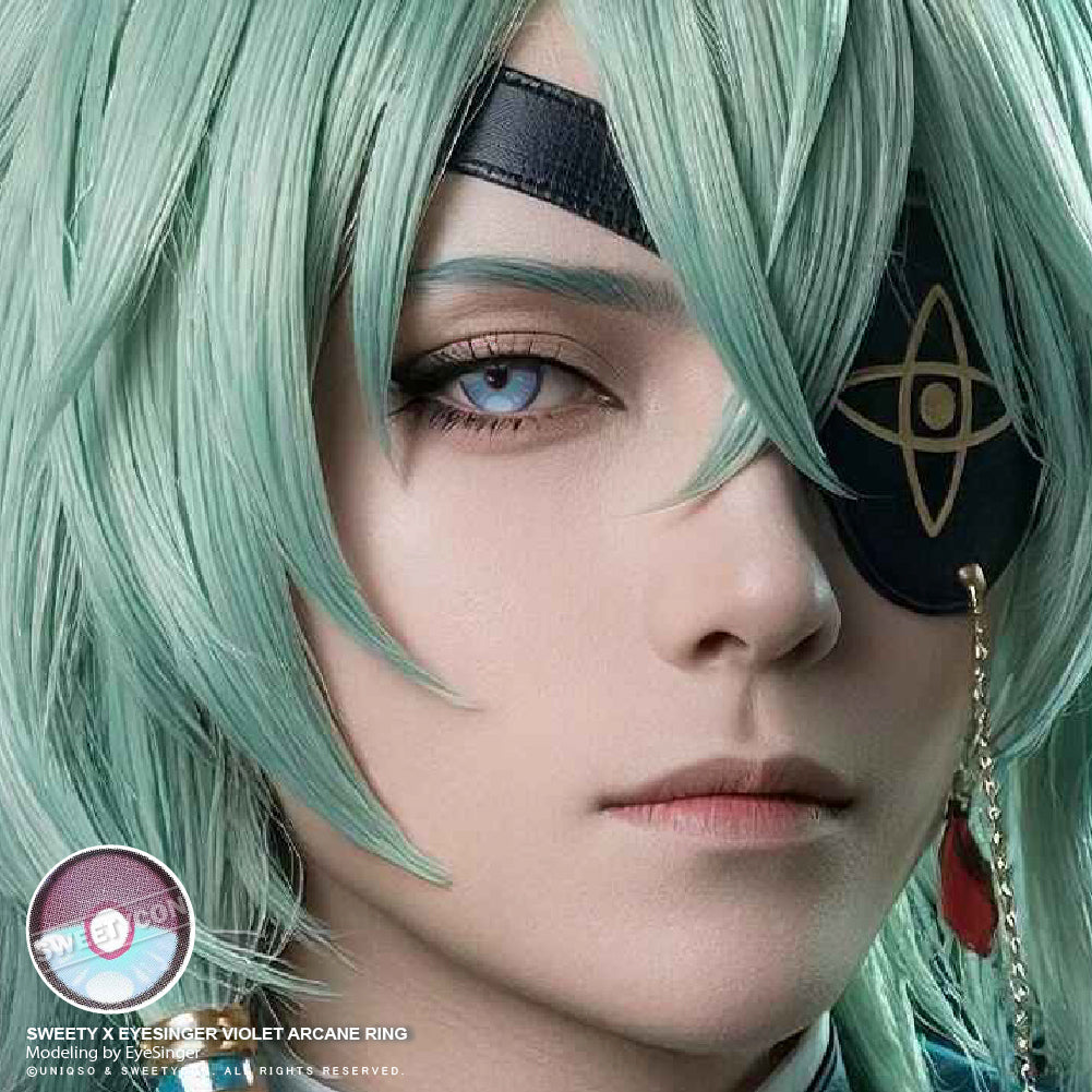 Sweety x Eyesinger Violet Arcane Ring (2 lenses/pack)-Colored Contacts-SweetyCon