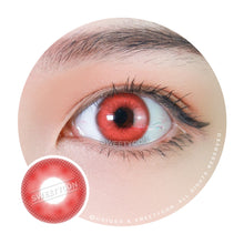Load image into Gallery viewer, Sweety Milkshake Red (1 lens/pack)-Colored Contacts-UNIQSO
