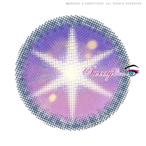 Sweety Star Idol Violet (1 lens/pack)-Colored Contacts-UNIQSO