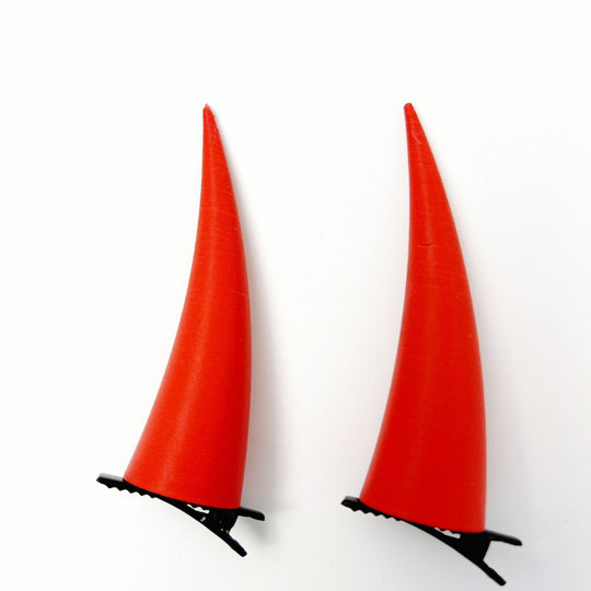 Devil Horn Hairpin Side Clip (Long)