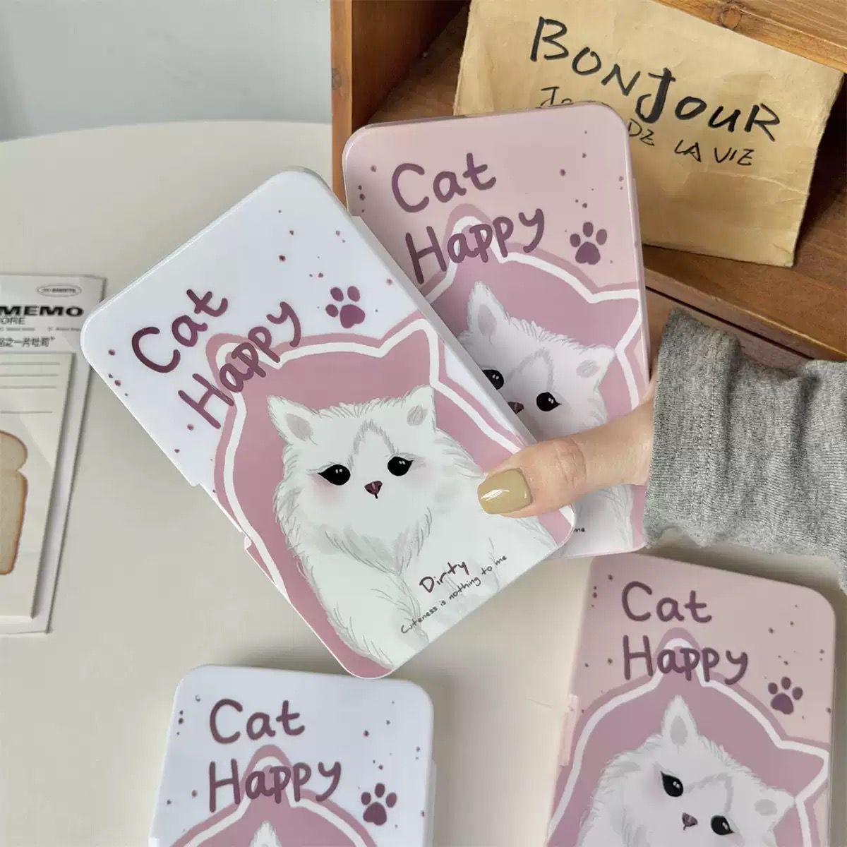 Lens Case Travel Kit - Happy Kitty-Lens Case-UNIQSO