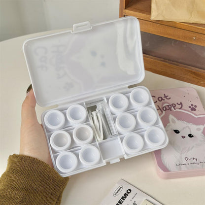 Lens Case Travel Kit - Happy Kitty-Lens Case-UNIQSO