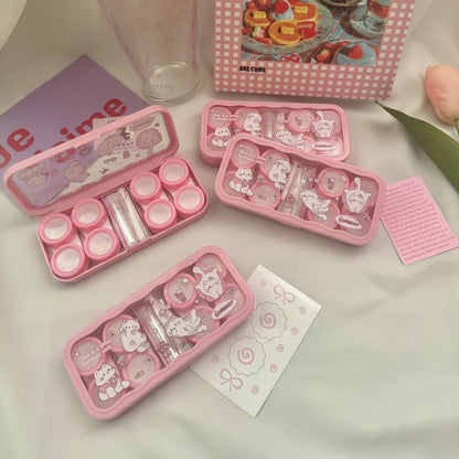 Lens Case Travel Kit - Sweet Kitty-Lens Case-UNIQSO