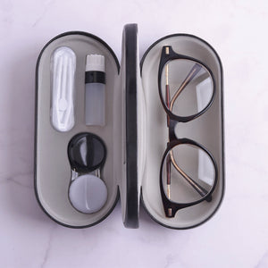 2 In-1 Case For Eyeglasses & Contact Lenses-Lens Case-UNIQSO
