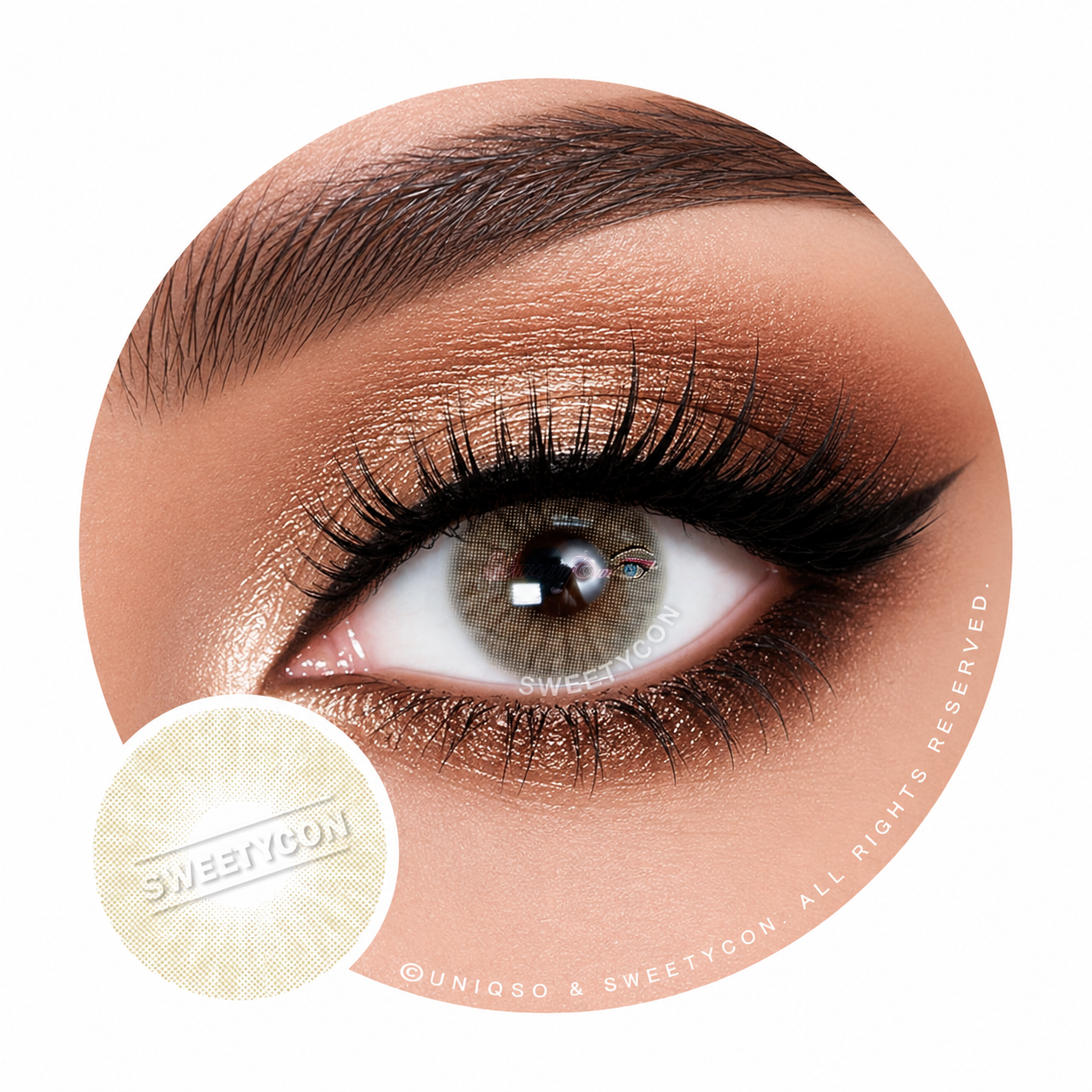 Sweety Hidrocor Mel (1 lens/pack)-Colored Contacts-UNIQSO