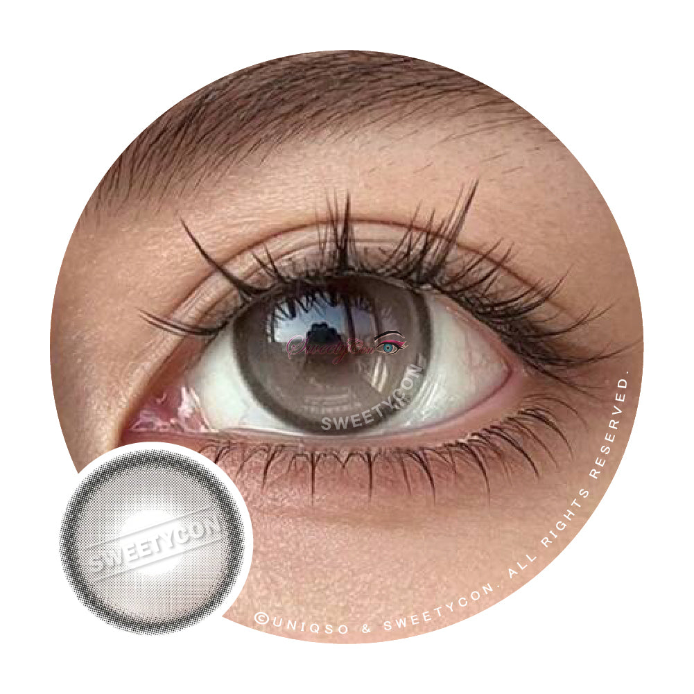Sweety Frostveil Icy Grey (1 lens/pack)-Colored Contacts-UNIQSO