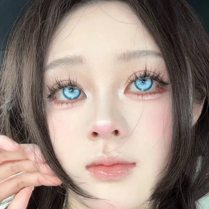 Sweety Koi Blue (1 lens/pack)-Colored Contacts-UNIQSO