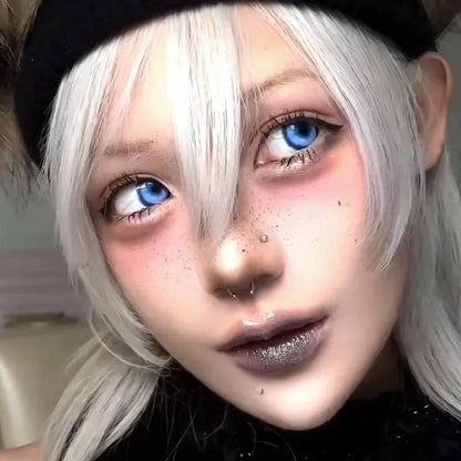 Sweety Koi Brilliant Blue (1 lens/pack)-Colored Contacts-UNIQSO