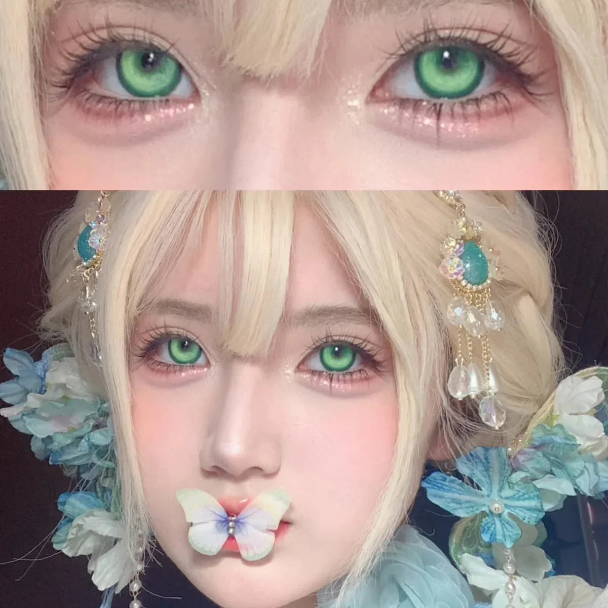 Sweety Koi Green (1 lens/pack)