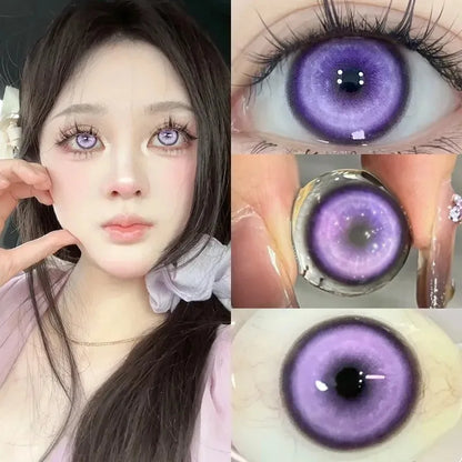 Sweety Koi Violet (1 lens/pack)-Colored Contacts-UNIQSO