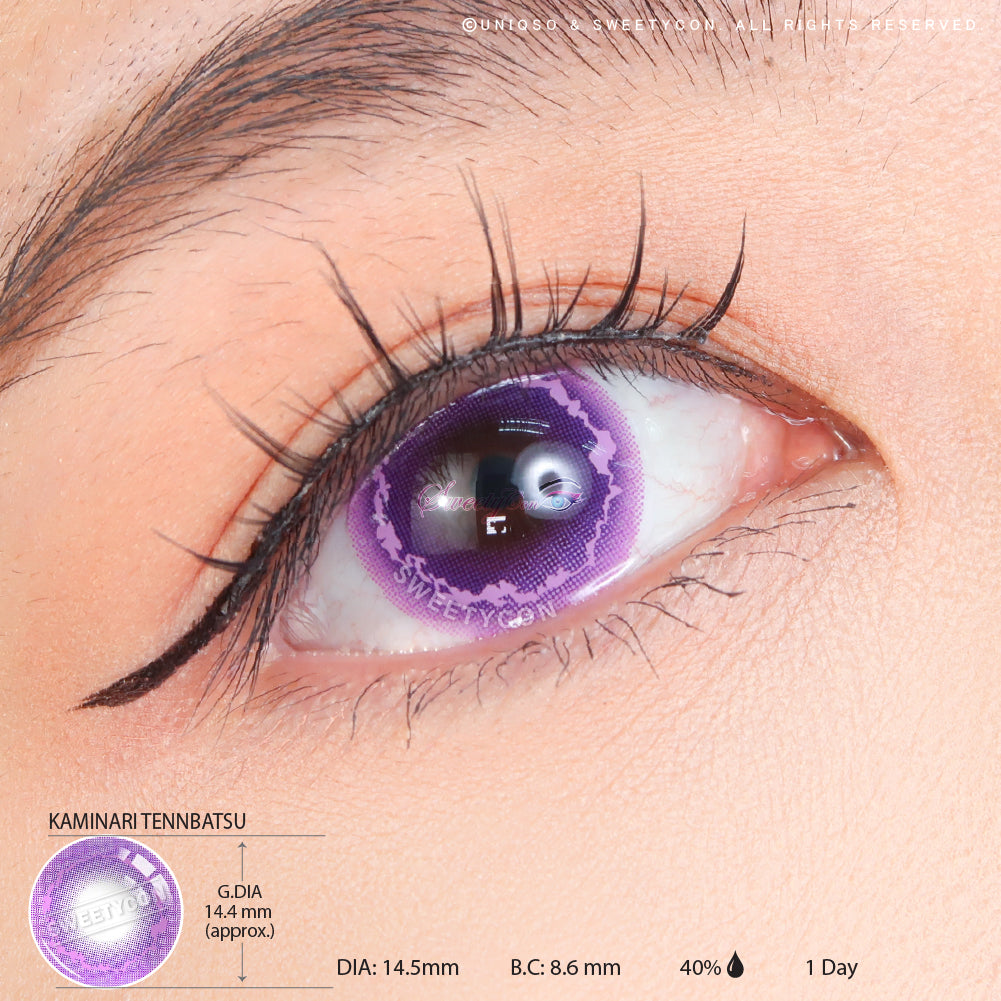 Sweety x Eyesinger Kaminari Tennbatsu (2 lenses/pack)-Colored Contacts-UNIQSO