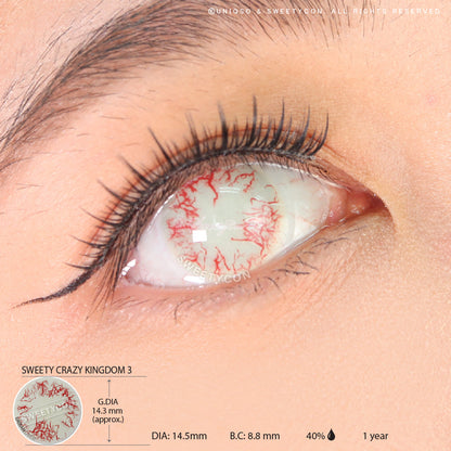 Sweety Crazy Kingdom 3 (1 lens/pack)-Crazy Contacts-UNIQSO