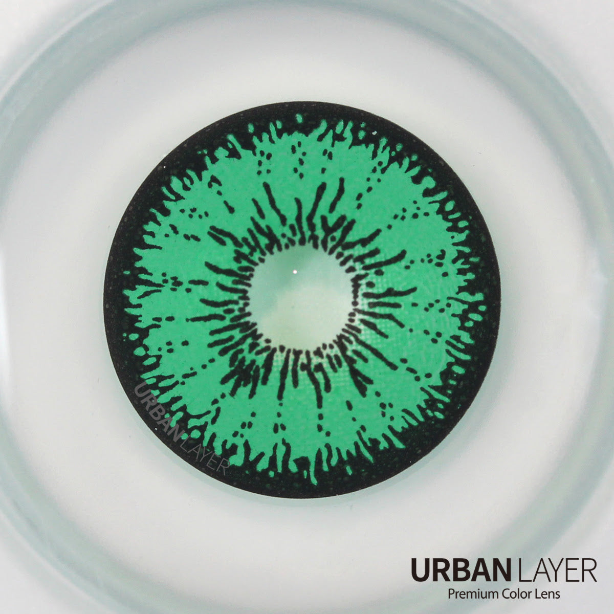 Sweety Mini Sclera Tokyo N Green(1 lens/pack)-Mini Sclera Contacts-UNIQSO