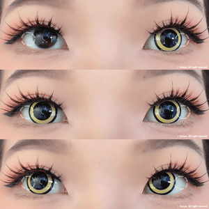 Sweety Mini Nebulous Yellow (1 lens/pack)-Colored Contacts-UNIQSO