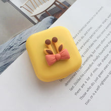 Load image into Gallery viewer, Cute Animal Ears Lens Case Travel Kit-Lens Case-UNIQSO

