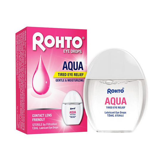 Rohto Eye Drops Aqua - Tired Eye Relief