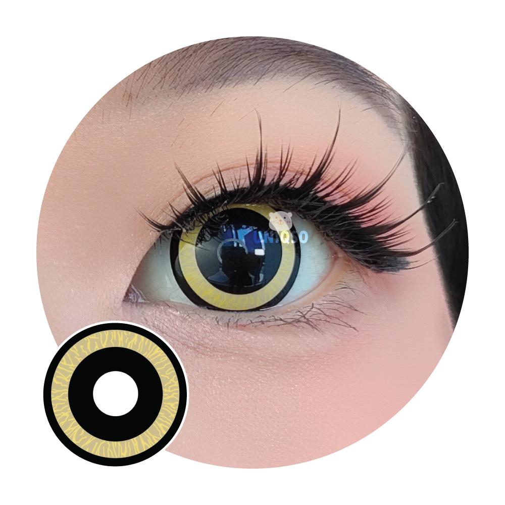 Sweety Mini Nebulous Yellow-Colored Contacts-UNIQSO