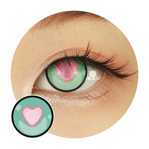 Sweety Pink Love-Colored Contacts-UNIQSO