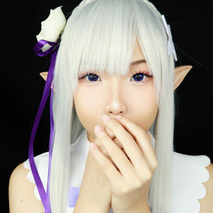 Sweety Queen Dark Violet-Colored Contacts-UNIQSO