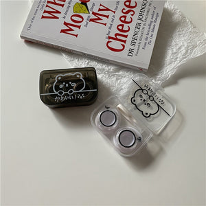 Cute Chubby Bear Lens Case Set-Lens Case-UNIQSO