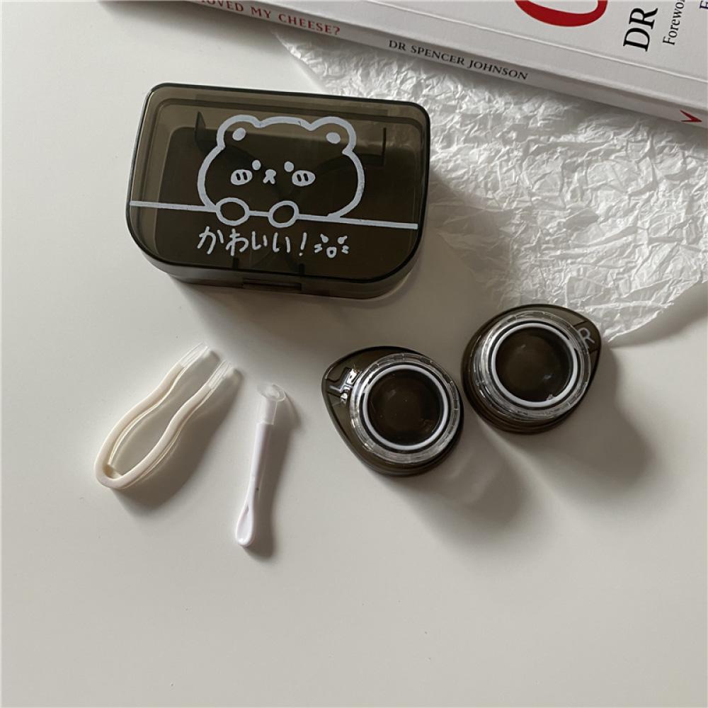 Cute Chubby Bear Lens Case Set-Lens Case-UNIQSO