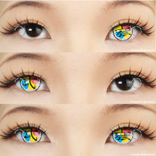 Load image into Gallery viewer, Demon Slayer Douma Eye Contacts - Limited Edition-Colored Contacts-UNIQSO
