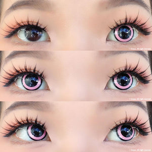 Sweety Mini Nebulous Pink-Colored Contacts-UNIQSO