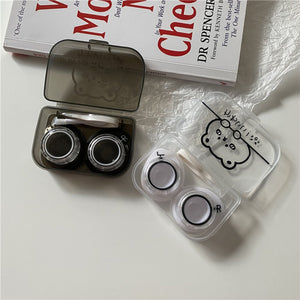 Cute Chubby Bear Lens Case Set-Lens Case-UNIQSO