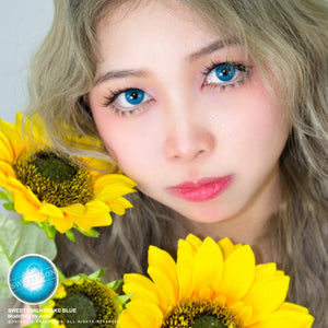 Sweety Milkshake Blue-Colored Contacts-UNIQSO