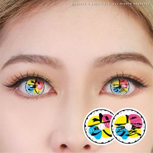 Demon Slayer Douma Eye Contacts V2 (Visible) (2 lenses/pack)-Colored Contacts-UNIQSO