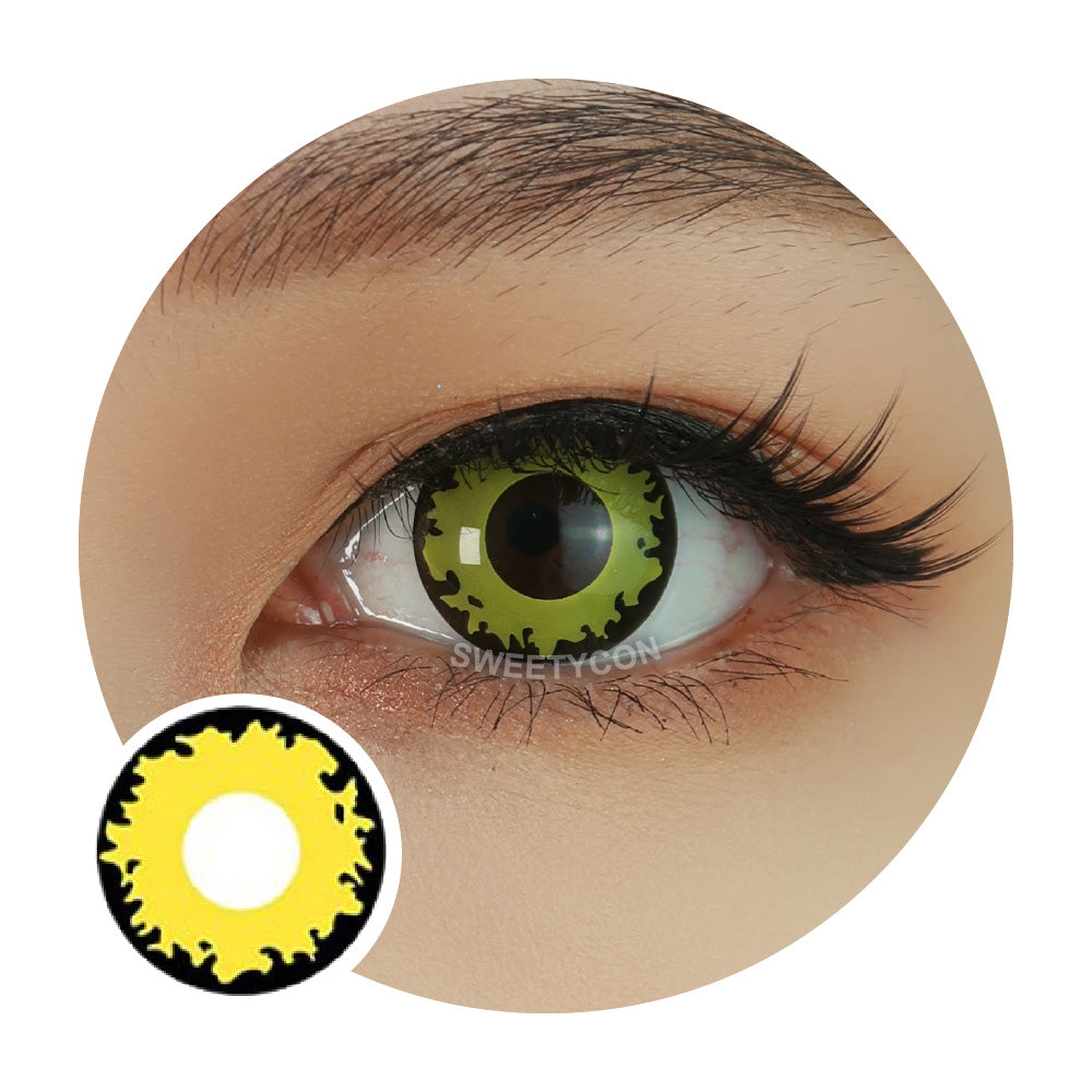 Sweety Crazy Lizard Fire (1 lens/pack)-Crazy Contacts-UNIQSO