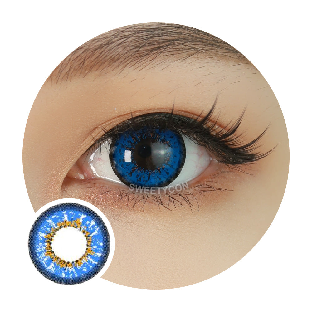 Sweety Sky Blue-Colored Contacts-UNIQSO