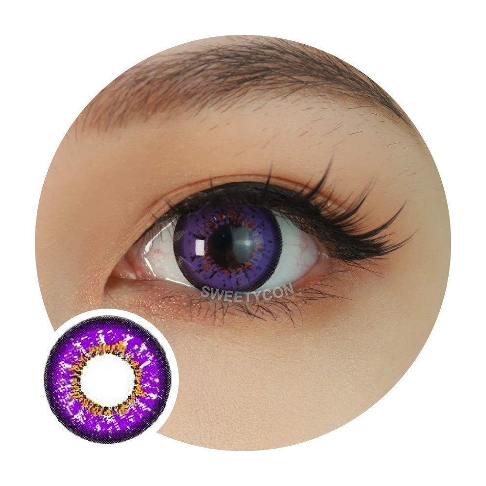 Sweety Sky Violet-Colored Contacts-UNIQSO