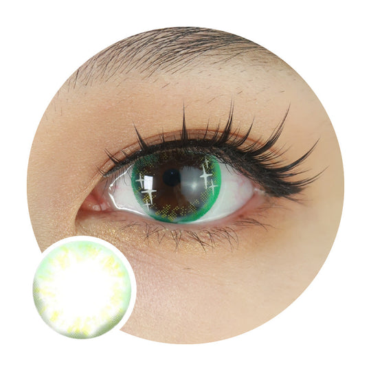 Sweety Shining Stars Green (1 lens/pack)