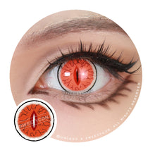 Load image into Gallery viewer, Sweety Demon Eye Orange (1 lens/pack)-Colored Contacts-UNIQSO
