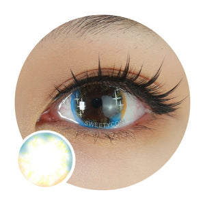 Sweety Shining Stars Blue-Colored Contacts-UNIQSO
