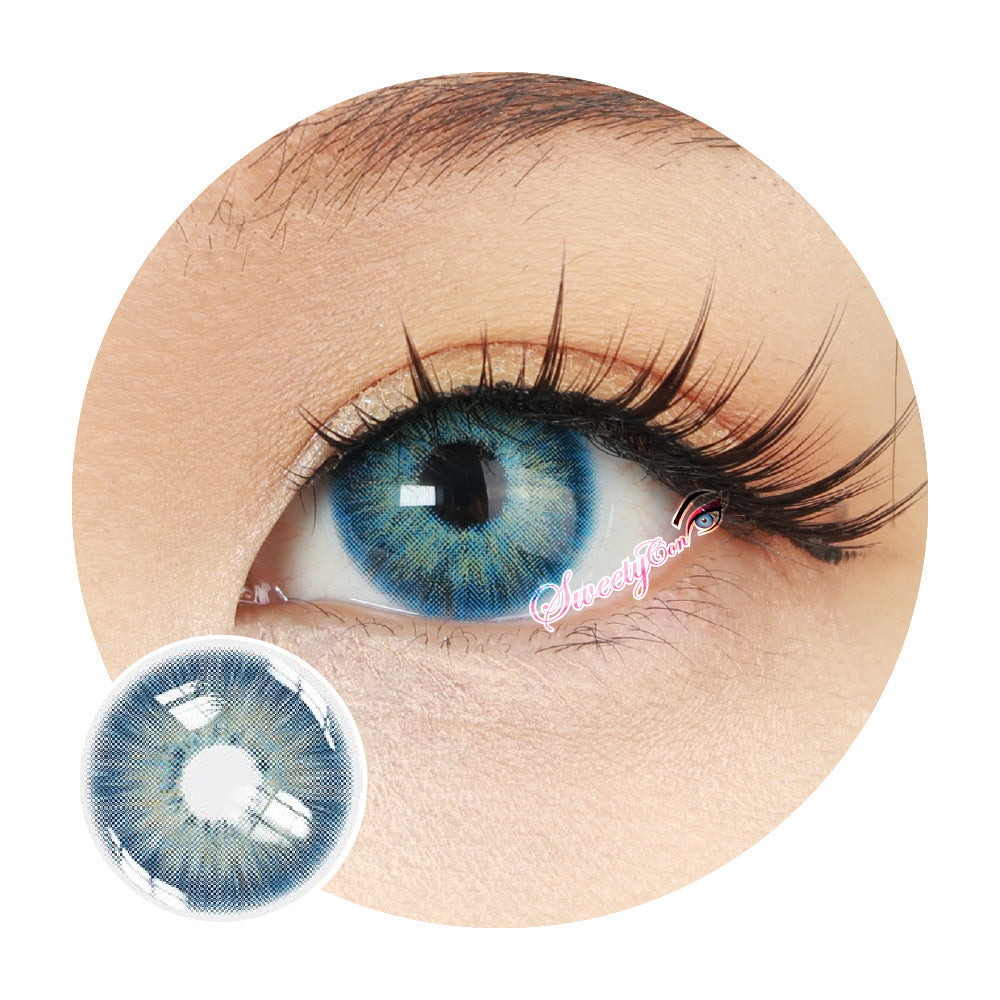 Sweety Magnificent Antarctic Blue-Colored Contacts-UNIQSO