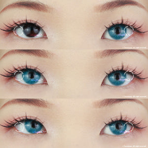 Sweety Love.S Dark Blue (1 lens/pack)-Colored Contacts-UNIQSO