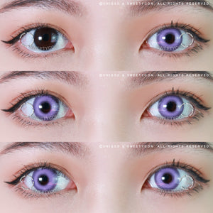 Sweety Milkshake Violet-Colored Contacts-UNIQSO