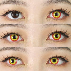 Sweety Crazy Blazing Flame (1 lens/pack)-Crazy Contacts-UNIQSO