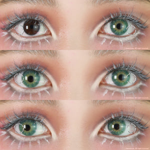 Sweety Dazzling Hazel Green-Colored Contacts-UNIQSO