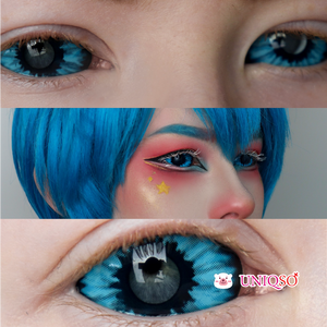 Sweety Blue Sclera Contacts - Blue Elf-Sclera Contacts-UNIQSO