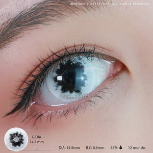 Sweety Crazy Black Zombie-Crazy Contacts-UNIQSO